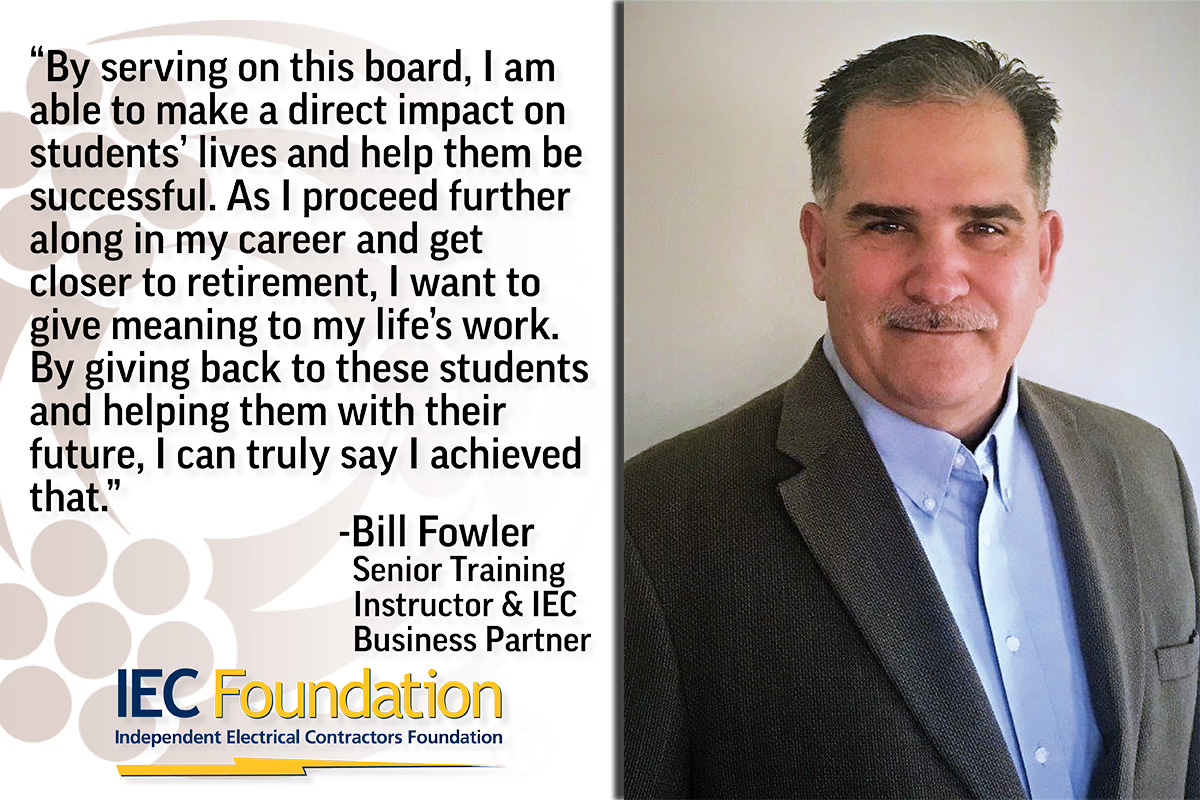 Bill Fowler Selected to Serve as Trustee to the Independent Electrical