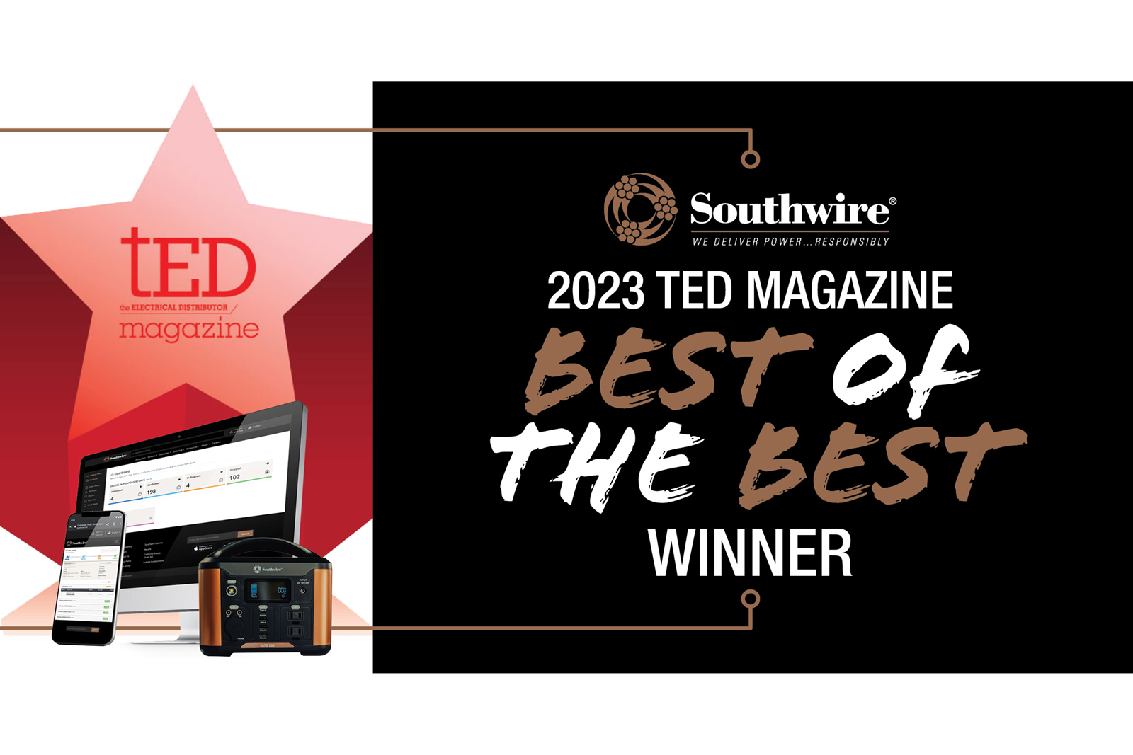 Southwire Wins tED Magazine Best of the Best Marketing Award, Honorable Mention
