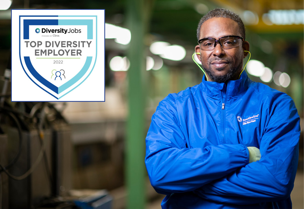 Southwire Recognized on Diversity Jobs Top Employer List for 2022