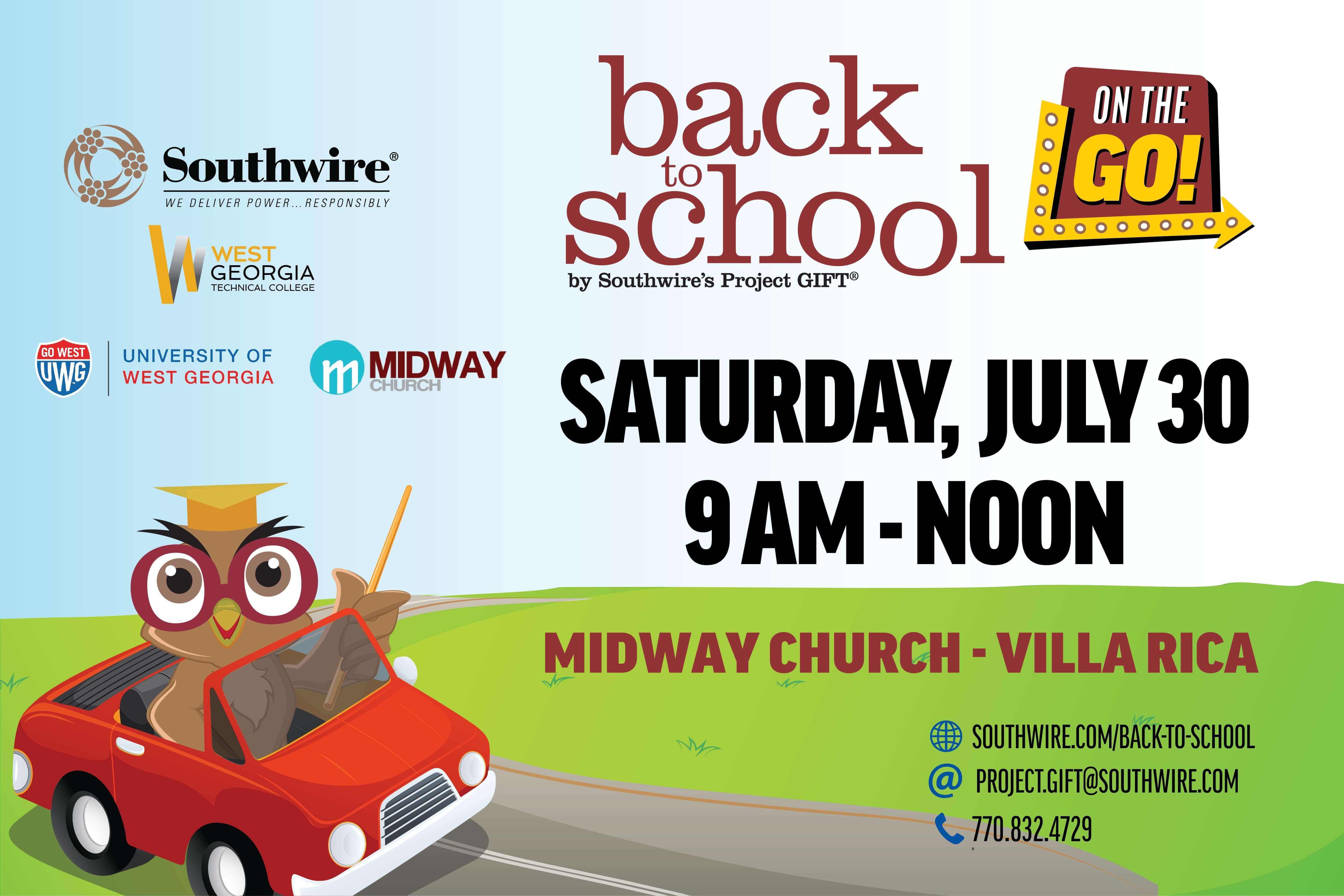 Southwire to Host Drive-Thru Back to School Giveaway in Villa Rica, Ga.
