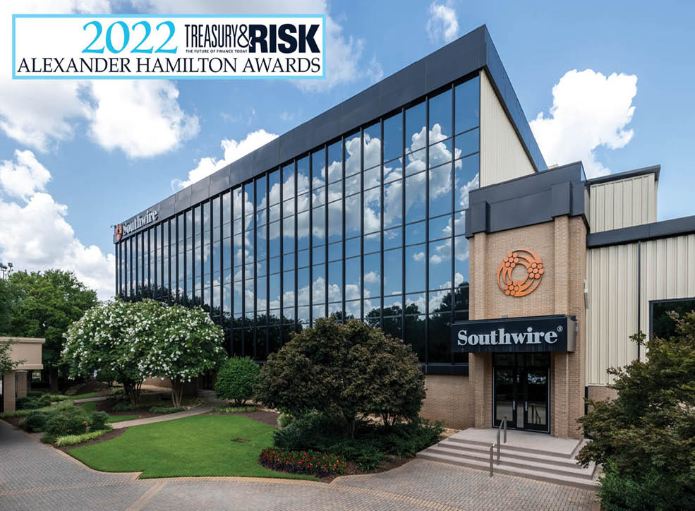 Southwire Named as a 2022 Alexander Hamilton Award Recipient for Risk Management